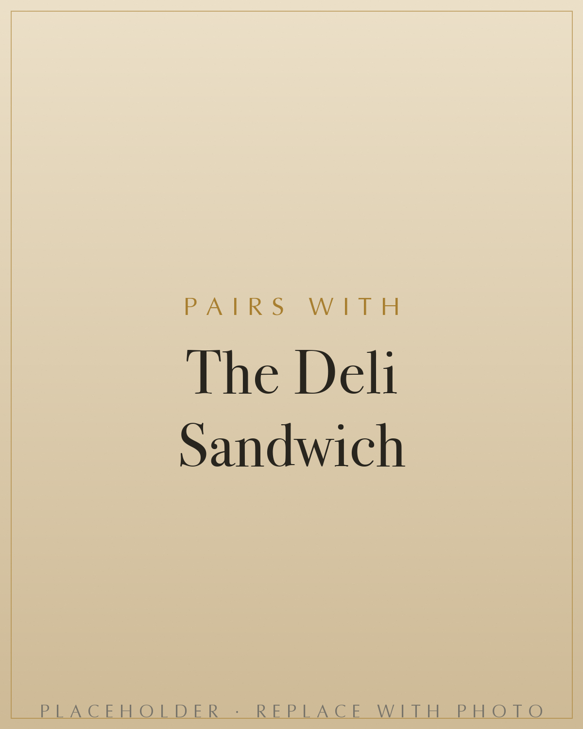 Deli sandwich with Petillant